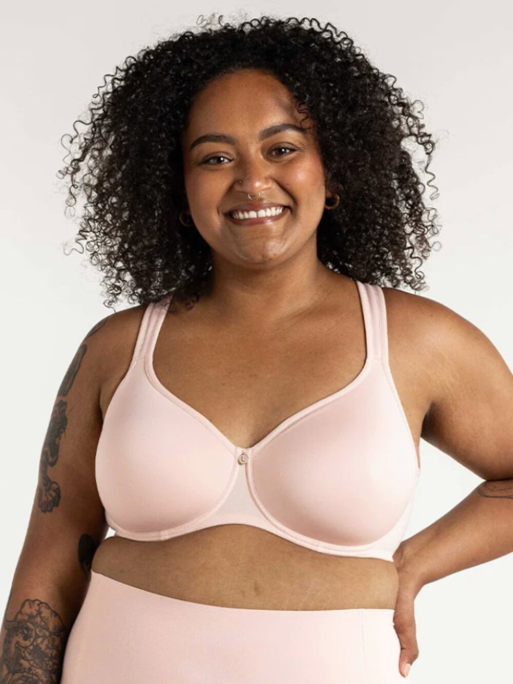 NWT Understance Symmetry FlexWire Lightly Padded Demi Bra in Soft Pink